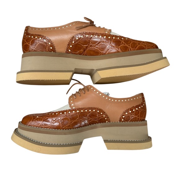 Robert Clergerie Briyal platform Oxford NEW - Picture 3 of 10